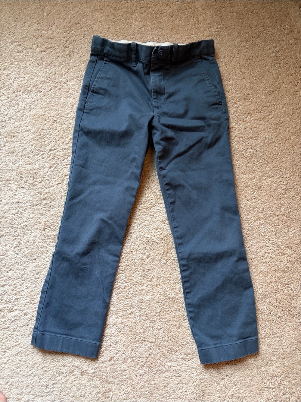 J. Crew Factory Boys Navy Casual Chino Pants
